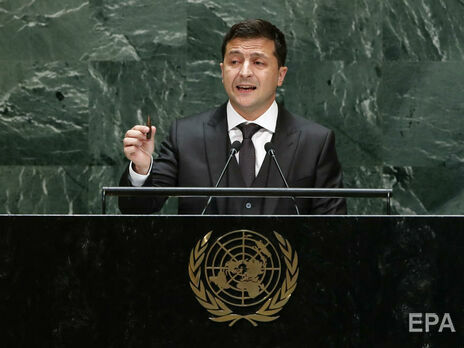Зеленский присутствовал на сессии Генассамблеи ООН в 2019 году