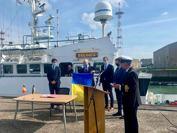 Бельгия передала Украине научно-исследовательское судно "Бельгика". Его используют для мониторинга морей
