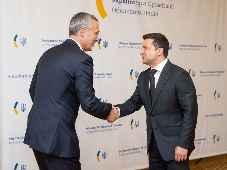 Зеленський на зустрічі зі Столтенбергом заявив про необхідність чіткої перспективи членства України в НАТО