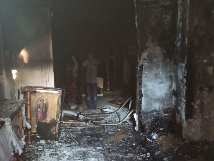 В Одесской области подожгли церковь. Полиция подозревает 12-летнего школьника