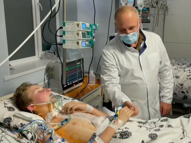 "Второй день с новым сердцем". 13-летний мальчик, которому пересадили сердце во Львове, рассказал о самочувствии после трансплантации