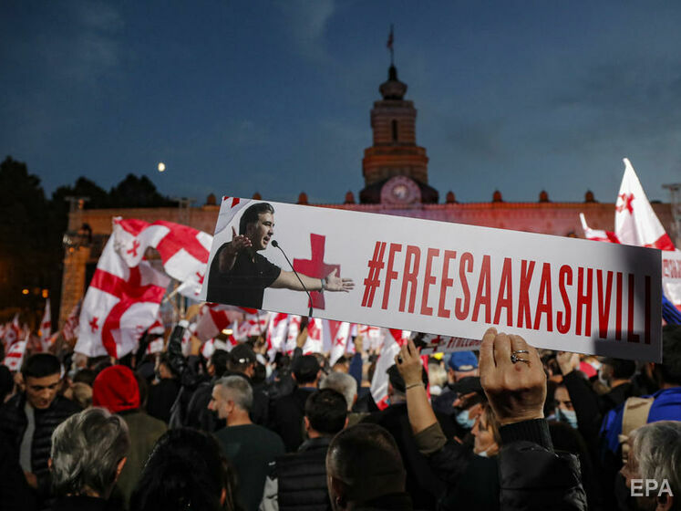 Саакашвили голодает 21-й день. Он заявил, что не откажется от голодовки, пока его не освободят из-под ареста