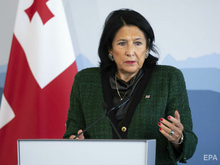 Президентка Грузії заявила, що не має наміру помилувати Саакашвілі