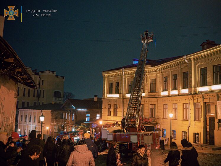 В центе Киева горел ресторан – ГСЧС
