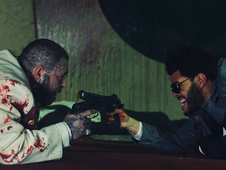 Перестрелка, оружие и кровь. Украинский режиссер Таню Муиньо сняла клип для дуэтной песни The Weeknd и Post Malone. Видео