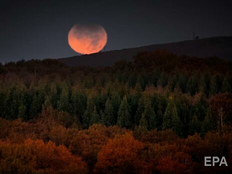 19 ноября лунное затмение будет продолжаться 3,5 часа