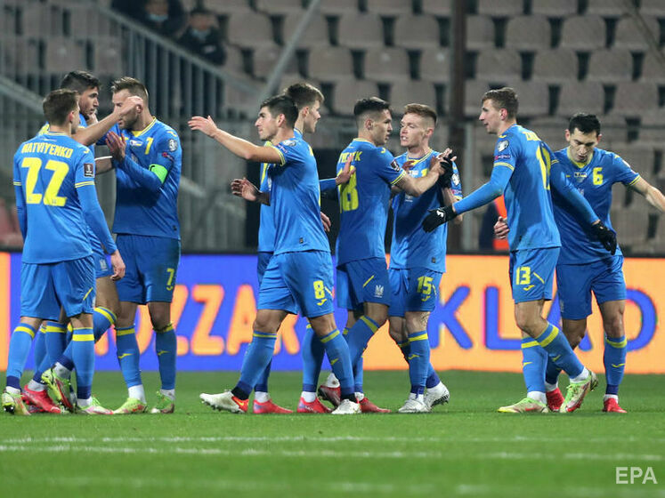 Футбольная сборная Украины улучшила позиции в рейтинге ФИФА
