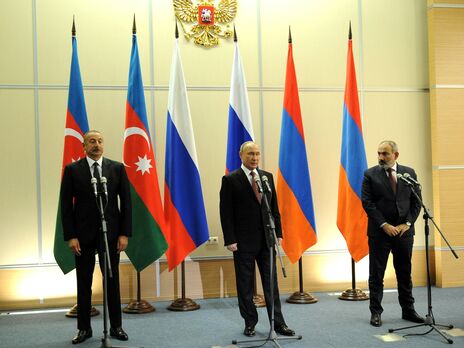 Алієв, Путін та Пашинян зустрілися в Сочі