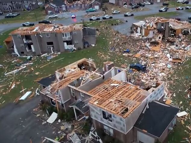 Унаслідок торнадо в американському штаті Кентуккі загинуло 70 людей, є жертви в інших штатах
