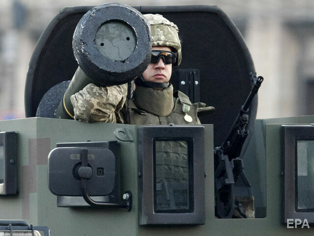 Українські військовослужбовці вперше провели бойові стрільби з Javelin у зоні ООС