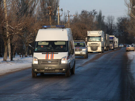 На оккупированный Донбасс прибыл 105-й российский "гумконвой"