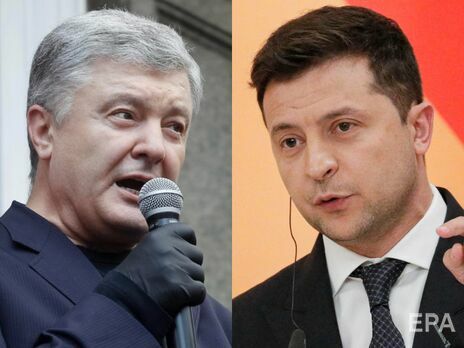 Порошенко (слева) олигархом назвали 89% украинцев, Зеленского (справа) 55%