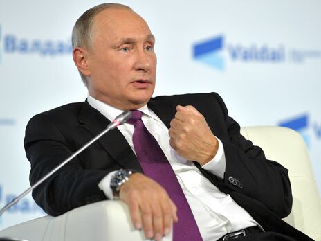 Путин (на фото) ни разу не поздравлял с Новым годом президента Зеленского