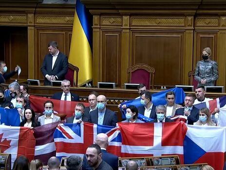 Нардепи в Раді подякували партнерам України за допомогу на тлі агресії Росії