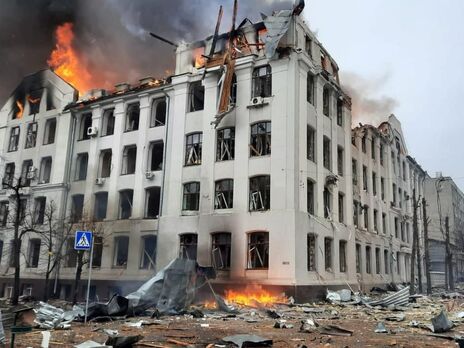 Российские оккупационные войска продолжают обстреливать Харьков