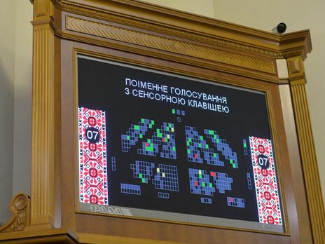 У Раді були присутні 345 народних депутатів