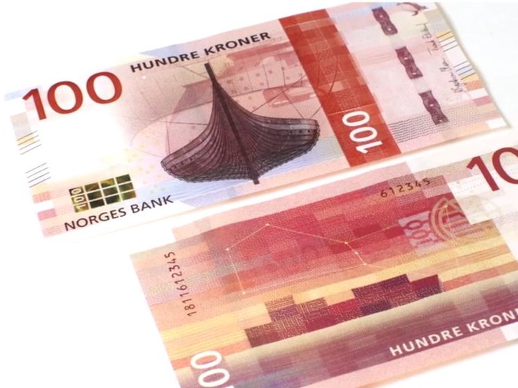 В Норвегии представили банкноты с рыбой и кораблями вместо портретов
