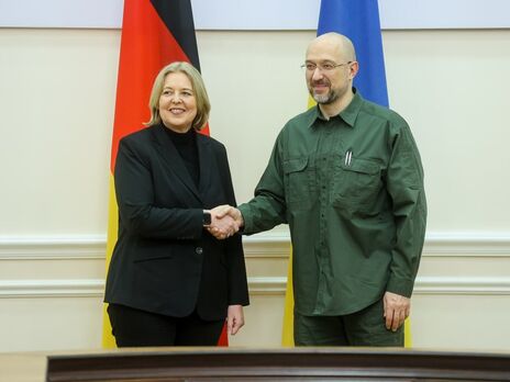 Шмигаль (праворуч) обговорив із Бас стратегічну співпрацю між Україною та ФРН