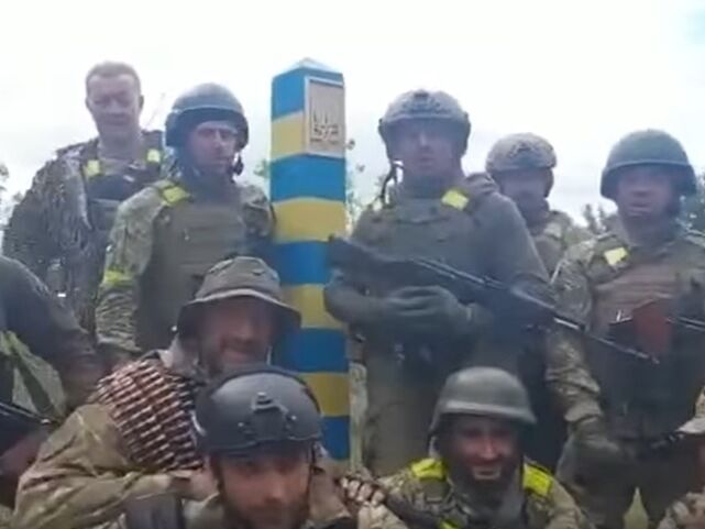 Міноборони повідомило, що харківська тероборона вийшла до кордону України з Росією. Відео