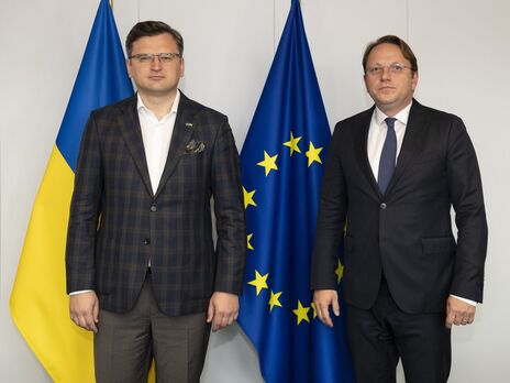Кулеба та Варгеї обговорили надання Україні статусу кандидата у члени ЄС