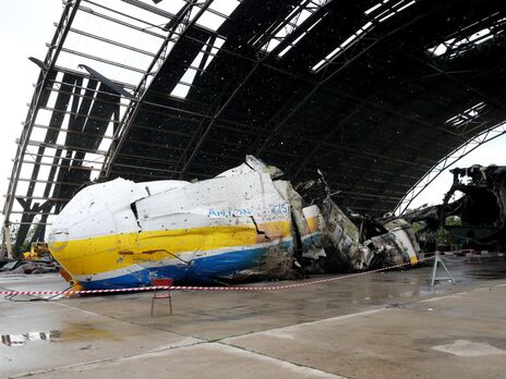 В аэродроме Гостомеля был уничтожен украинский самолет "Мрія"