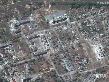 Обнародованы спутниковые снимки, показывающие разрушения Рубежного. Фото с разницей в два месяца 
