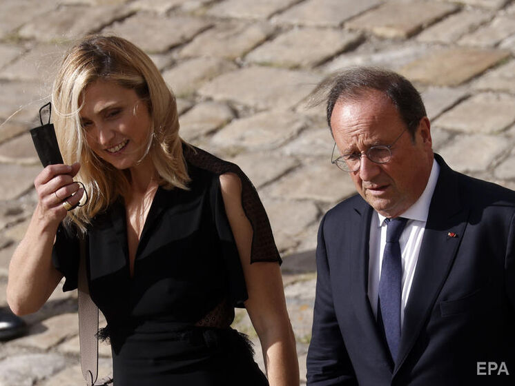 Експрезидент Франції Олланд одружився з акторкою Гайє. Вона стала його першою офіційною дружиною
