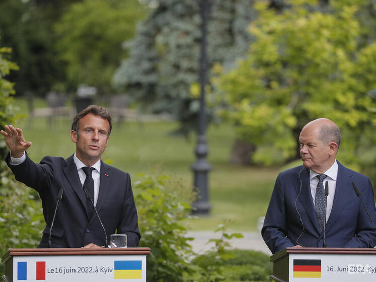 Германия и Франция не будут требовать от Украины уступок &ndash; Макрон и Шольц о переговорах с РФ