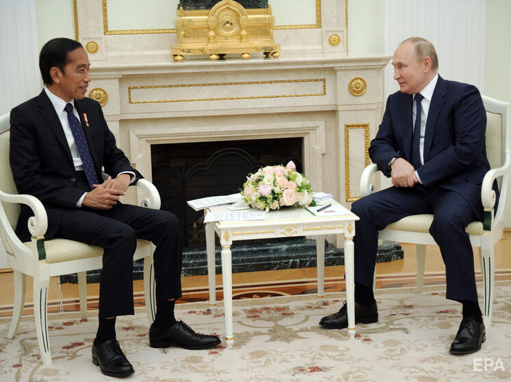 Президент Індонезії заявив, що передав Путіну послання від Зеленського