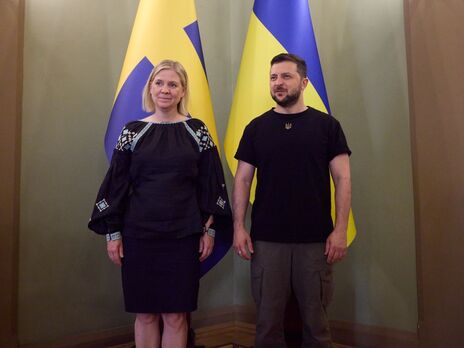 В совместном заявлении зафиксированы ключевые вопросы для Швеции и Украины, сказал на совместном брифинге с Андерссон Зеленский