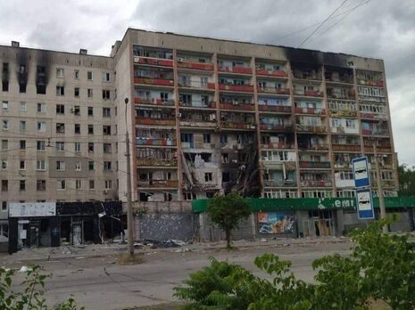 У Сєвєродонецьку зруйновано безліч будинків, не працює критична інфраструктура