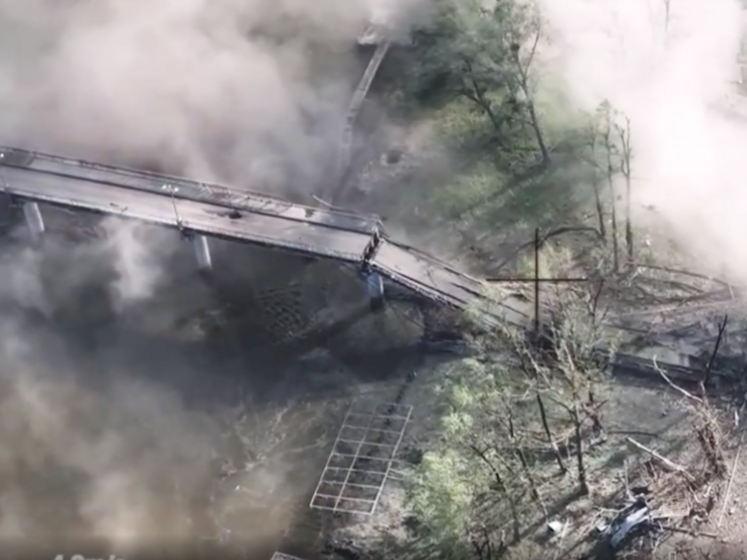 Силы спецопераций разрушили важный для оккупантов мост в Донецкой области. Видео