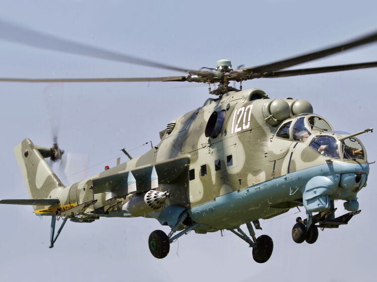 Львовские десантники сбили российский ударный вертолет Ми-24. Видео