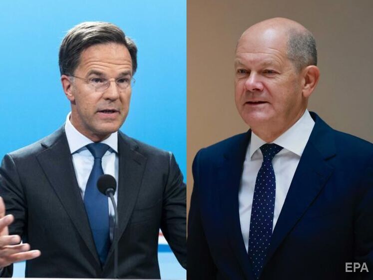 Лидеры Нидерландов и Германии договорились о дальнейшей военной поддержке Украины