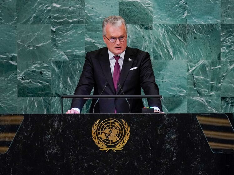 "Як ми можемо терпіти, що постійний член Радбезу ООН веде геноцидну війну". Науседа закликав створити суд для розгляду воєнних злочинів РФ