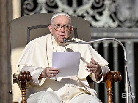 Папа римський напередодні виступив на площі Святого Петра у Ватикані