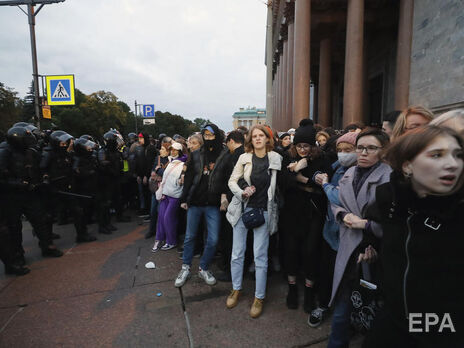 Протесты против мобилизации в России начались 21 сентября 