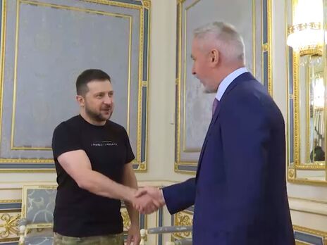 Зеленский встретился с главой оборонного ведомства Италии в Киеве