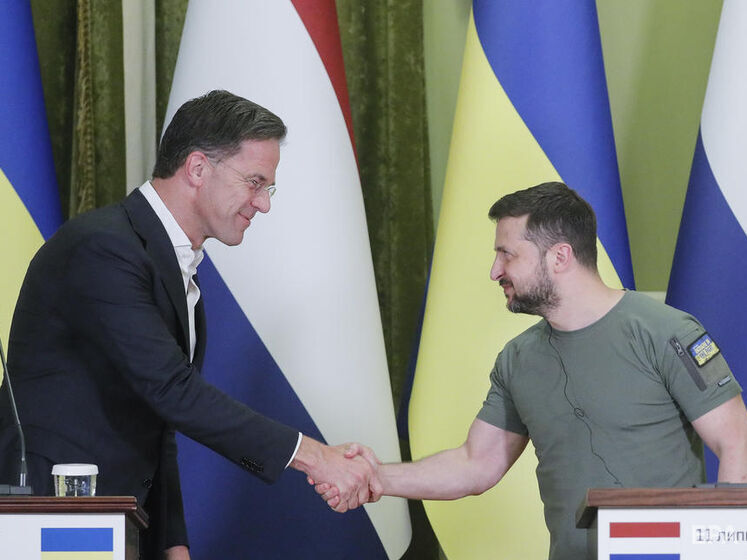 Зеленский обсудил с премьер-министром Нидерлардов ситуацию на фронте, поддержку Украины и усиление санкций против РФ