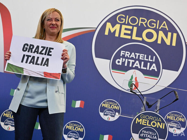 Зеленский поздравил лидера партии "Братья Италии" Мелони с победой на выборах. Та пообещала Украине поддержку