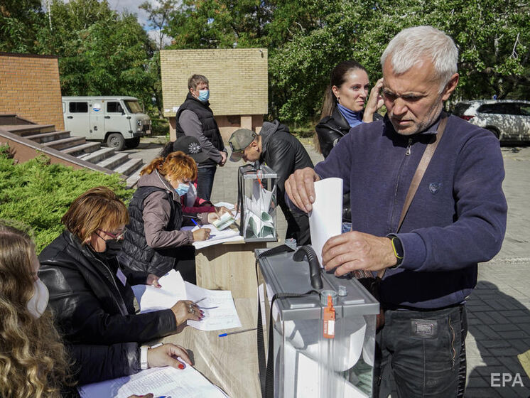 На псевдореферендумі в Донецькій області окупанти порахували голоси людей, які виїхали – перехоплення СБУ