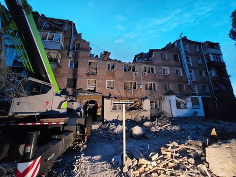 Російська ракета С-300 зруйнувала в Миколаєві п'ятиповерховий будинок