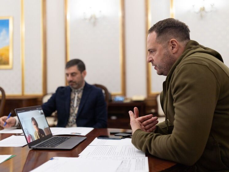 Ермак обсудил с новой главой Международного комитета Красного Креста доступ миссии МККК к колонии в Оленовке
