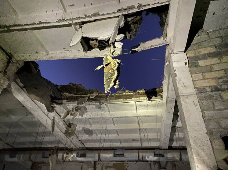 Уночі ворог завдав удару дроном-камікадзе по об'єкту інфраструктури в Запоріжжі – ОВА