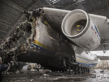 Об уничтожении самолета, стоявшего в ангаре в Гостомеле под Киевом, стало известно 27 февраля