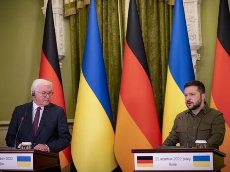 Зеленський подякував Штайнмаєру за підтримку Німеччиною "зернової угоди"