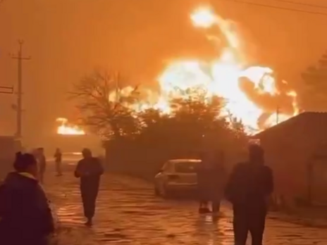 У Шахтарську згоріли цистерни з пальним для угруповання військ окупантів на Донбасі