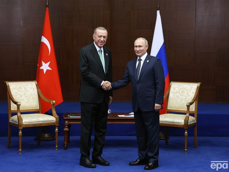 Ердоган обговорив із Путіним ситуацію щодо постачання зерна з морських портів України