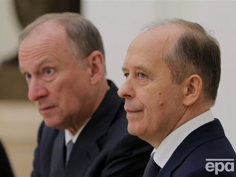 Патрушев (ліворуч) і Бортников переконали Путіна розпочати війну в Україні, стверджує The Times