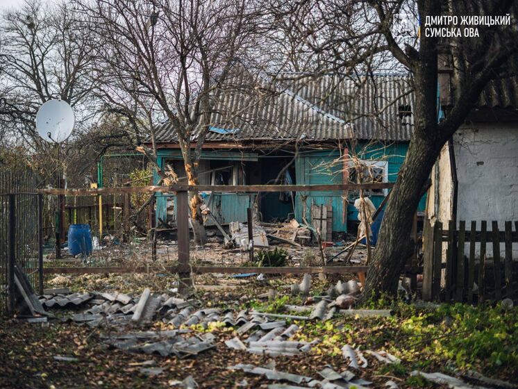 По одной из общин Сумской области оккупанты выпустили 72 снаряда, есть погибшая и раненая – глава ОВА